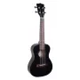 V-tone UK23 koncertukulele 23 collas — 4 neilona stīgas, 18 freta, melna, komplektā ar somu