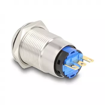 Pogu panelis DeLOCK 20985 Sudraba 230V 3A