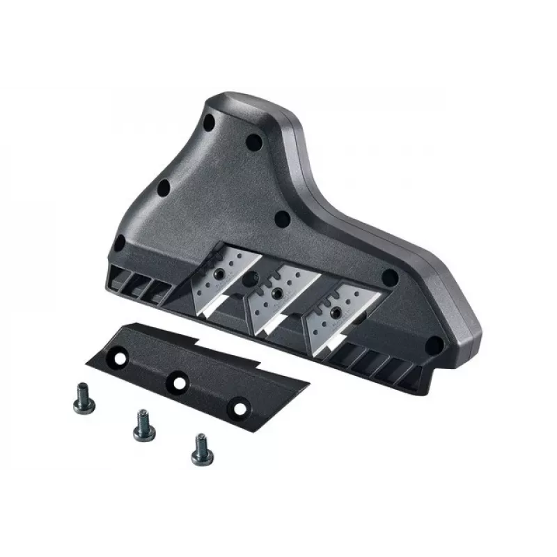 Ēveles nazis Wolfcraft Triple-blade edge planer 4009000 — grafīts, trapecveida asmeņi, piemērots ģipškartonam