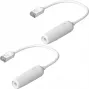 Tīkla pagarinātāja kabelis Ubiquiti UACC-Cable-Extender-C6A RJ-45 Cat6a 0,185 m Balts