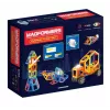 MAGFORMERS Dynamic Flash 54 gab. — magnētiskās būvēšanas flīzes, kvadrāti un trijstūri