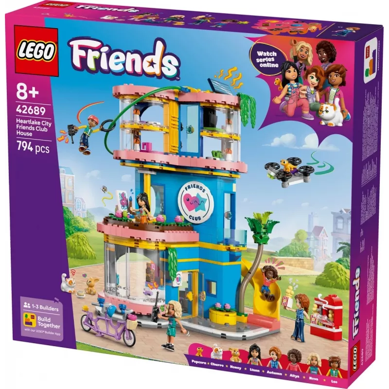 LEGO Friends 42689 Heartlake City Draugu kluba nams