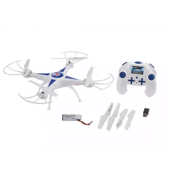 Revell GO STUNT 4 rotoru kvadrokopteris 380 mAh Zils, Balts