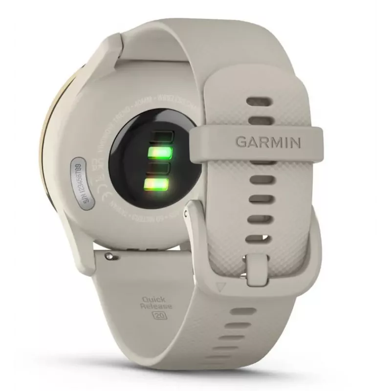 Garmin vivomove Trend LCD 40 mm Hibrīda pulkstenis ar skārienekrānu 254 x 346 pikseļi Zelts GPS