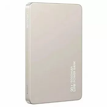 USAMS PowerBank 5000mAh 20W Indukcijas MagSafe titāns