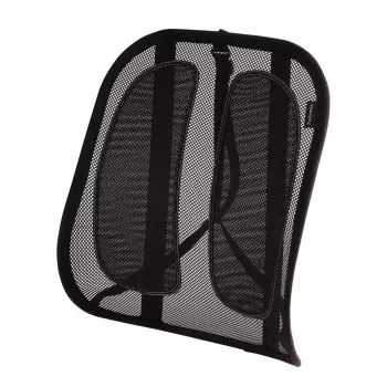 Fellowes muguras balsts biroja krēslam – Office Suites sieta muguras balsts ar sieta audumu – A51,28 x P43,97 x D14,13 cm