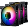 120mm PHANTEKS M25 Gen2 PWM D-RGB korpusa ventilators, melns, 3-pin