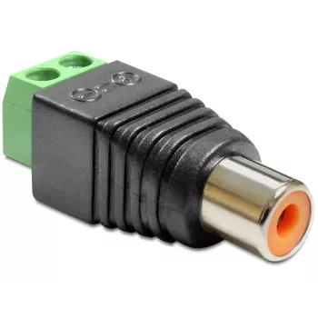 RCA uz spaiļu bloku adapteris DeLOCK 65418