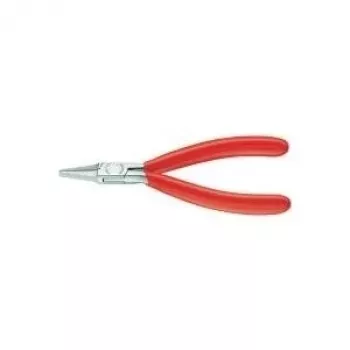 Knipex elektronikas knaibles, kopējais garums 115 mm, plakanas platās spīles, forma 1, lodveida gals