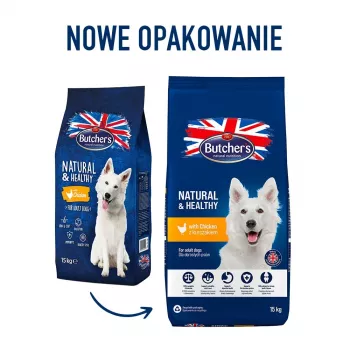 Sausā suņu barība Butcher's Adult Chicken 15 kg