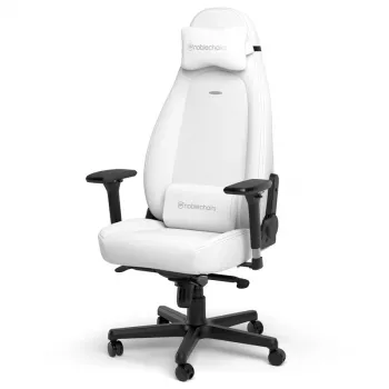 Biroja krēsls noblechairs NBL-ICN-PU-WED polsterēts sēdeklis polsterēta atzveltne balts
