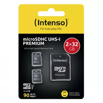 Atmiņas karte Intenso 32GB UHS-I microSDHC dubultpaka
