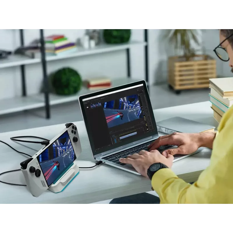 AVerMedia X'TRA GO GC515 video ierakstīšanas doks, 4K30/1080p120 ierakstīšana, 4K60 HDMI izvade, USB-C DP Alt Mode, USB Power Delivery, balts