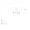 USB-C centrmezgls DICOTA D32061 10000 Mbit/s Sudrabs