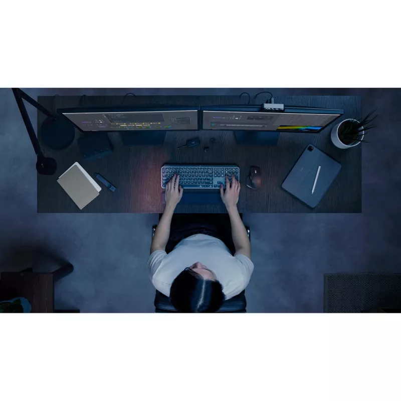 Logitech MX Keys S bezvadu tastatūra - Grafīta krāsa