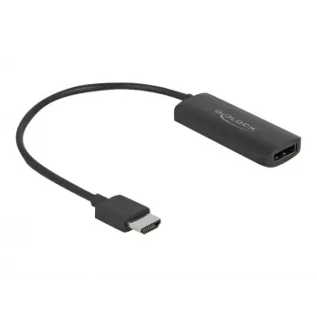 Adapter HDMI-A vīrišķais uz DisplayPort sievišķo 4K 60 Hz DeLOCK 63206