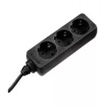 Hama 0003039 pārsprieguma aizsargs Melns 3 AC kontaktligzdas 230 V 1.4 m