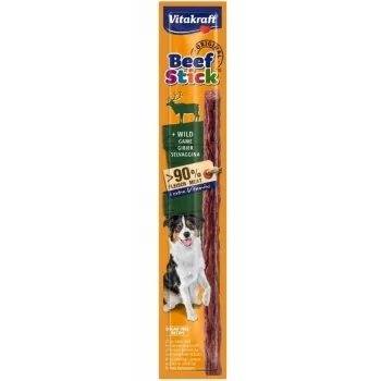 Vitakraft Beef Stick 12 g — brieža gaļas garša, senioru suņiem, viena paciņa