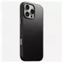 Mobilā telefona maciņš Nomad NM01693185 Apple iPhone 16 Pro Max, āda/TPU/PC, melns, piemērots 17,5 cm (6,9 collu) ekrānam