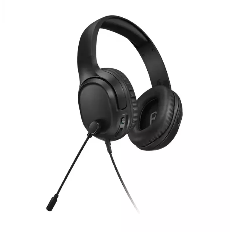 Lenovo H110 spēļu austiņas GXD1P46879, vadu, 3,5 mm, iebūvēts mikrofons, 50 mm skaļrunis, 50 Hz-20 kHz, 32 Ω, melnas
