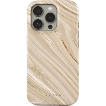 Macīgs telefona maciņš Burga Hlle Tough MagSafe iPhone 16 Pro Max — Full Glam dizains, MagSafe saderīgs, aizsargājošs cietais korpuss