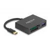 DeLOCK USB-C karšu lasītājs XQD un SD atmiņas kartēm, USB 5 Gbps