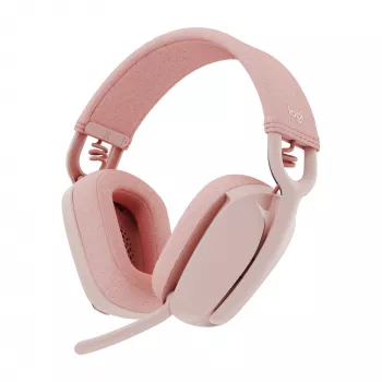 LOGITECH ZONE VIBE 100 rozā bezvadu austiņas ar mikrofonu 981-001224