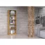 Biroja grāmatu skapis Topeshop R40 ARTISAN, ozols, 5 plaukti, 400×300×1820 mm, skaidu plātne