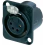 Neutrik NC4FD-LX-B Savienojuma piederums Melns