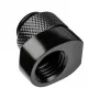 Šļūtenes savienotājs Alphacool 17604 Melns 1/4 collu vītne
