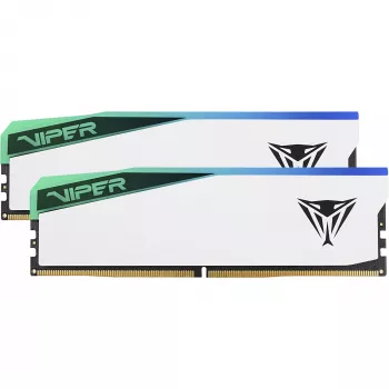 DIMM 48 GB DDR5-6000 (2x 24 GB) Dual-Kit, Atmiņa Balta, PVER548G60C42KW, Viper Elite 5 RGB, INTEL XMP, AMD EXPO