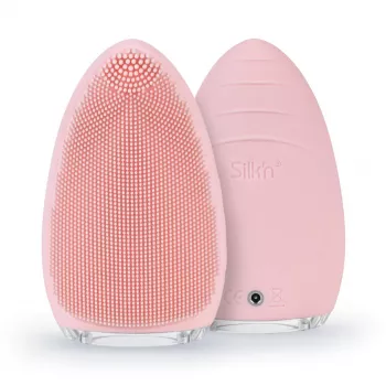 Silk'n Bright Face Pink sejas kopšanas ierīce ar silikona sukām, USB uzlāde, 500 mAh