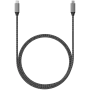 USB kabelis Satechi ST-U4C25M USB4 Gen 3x2 0.25m Melns Pelēks
