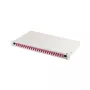 Patch panel DIGITUS DN-96432-4 19 collu 1U 24× LC duplekss OM4 pelēks