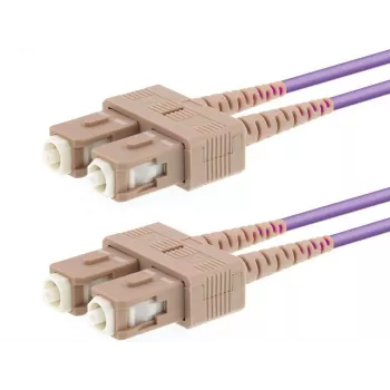 Šķiedru optikas patch kabelis LOGON 50/125 SC/SC 15 m OM4