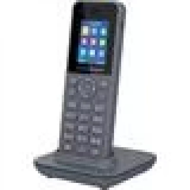 Grandstream DP725 DECT HD bezvadu klausule ar 1,8 collu TFT krāsu displeju, 20 SIP kontiem/līnijām, push-to-talk, pelēkā krāsā