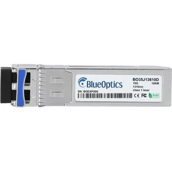 SFP+ raidītājs BlueOptics BO35J13610D (MFM1T02A-LR-F-BO) — LC-Duplex, 10GBASE-LR, 1310nm, viens režīms, 10 km, 0–+70°C