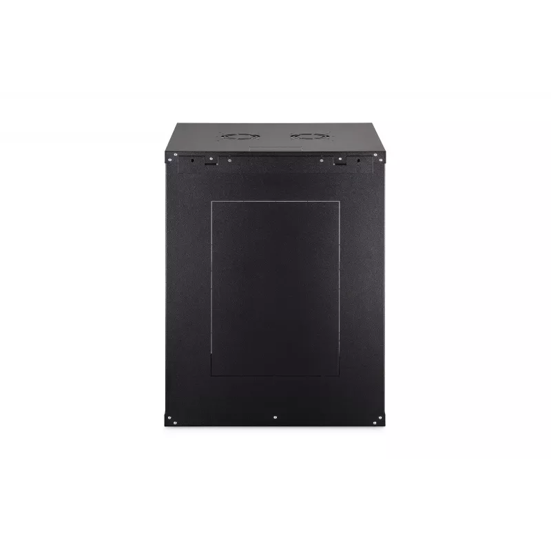 Sienas montāžas skapis 19 inch DN-37115, 16U, melns