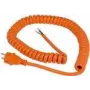 Spirālveida kabelis AS Schwabe 70430, 230V 16A, IP44, izvelkams 1–5 m