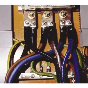 Termosarūkošās caurulītes komplekts fāžu marķēšanai L1, L2, L3, N SR2LK 25-70 melns