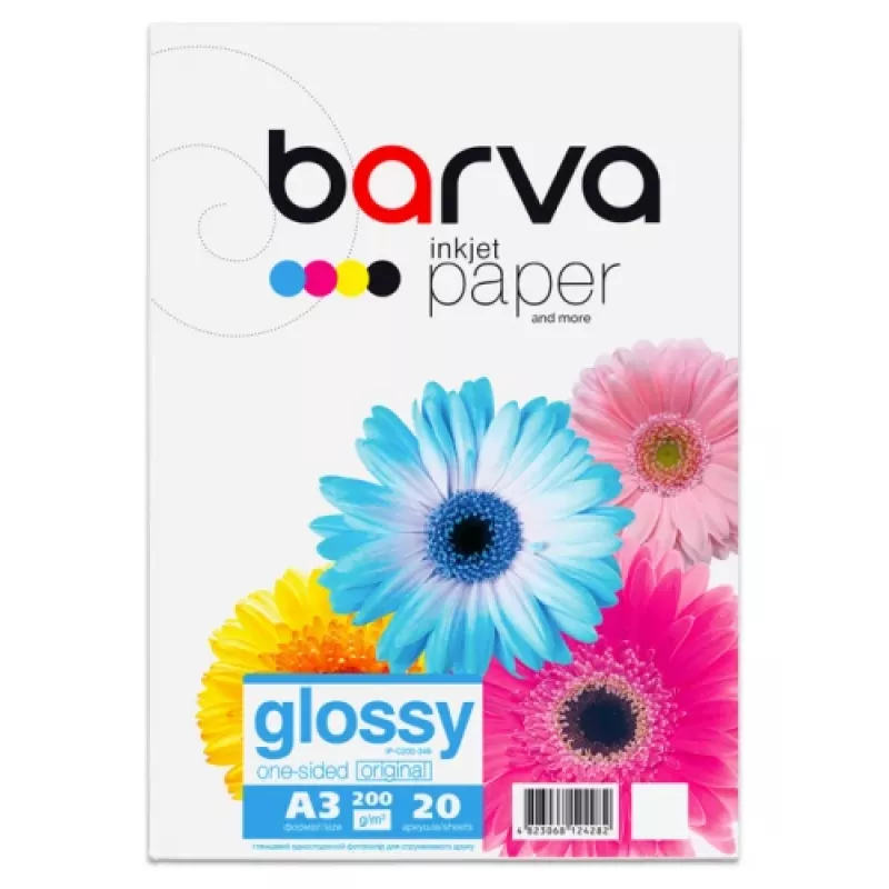 Foto papīrs Barva (IP-C200-346) Glancēts, 200 g/m², A3, 20 loksnes