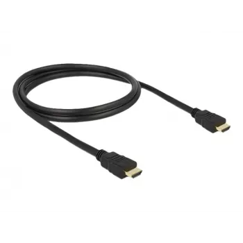 HDMI kabelis DeLOCK 84752 1 m Type A vīrietis–vīrietis melns