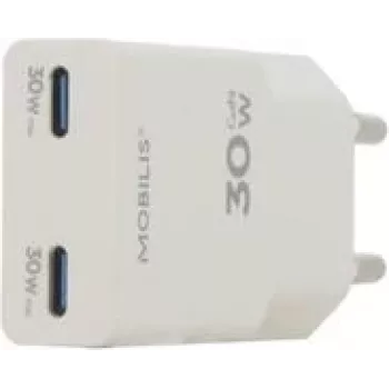 Mobilis Energia lādētājs 30W sienas USB-C balts - Lādētājs (020026)