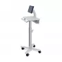 Ergotron Tablet Cart SV10 – ratiņi planšetdatoram / tastatūrai, medicīnas, metāls, balts, alumīnijs, ekrāns līdz 30,5 cm (12 inch)