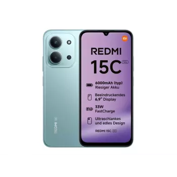 Xiaomi Redmi 15C 5G – 5G viedtālrunis – Dual-SIM – RAM 8 GB / Iekšējā atmiņa 128 GB – microSD slots – 6,9 collu – 1600 x 720 pikseļi (120 Hz)