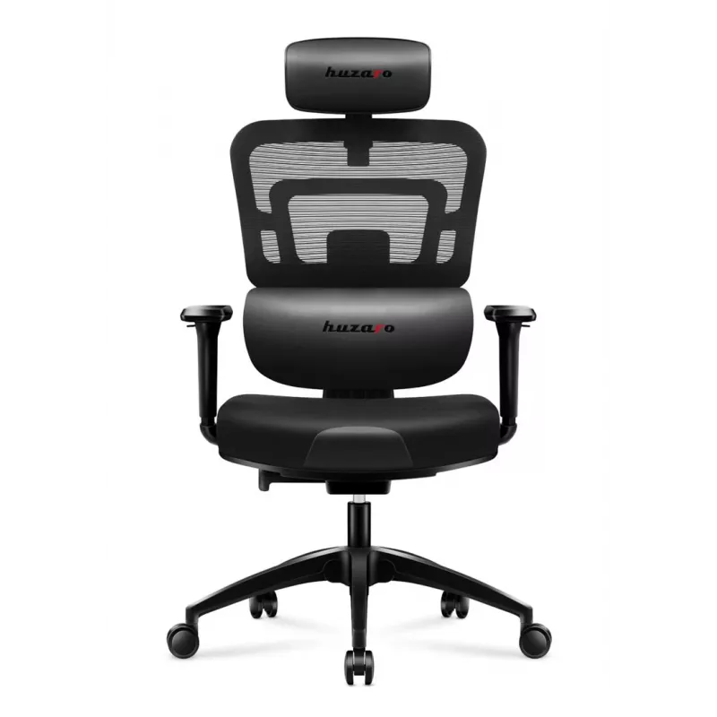 HUZARO COMBAT 7.0 GAMING KRĒSLS MELNS
