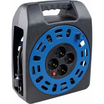 Kabeļa spole Bachmann 393.0060 — 20 m kabelis, 4× Schuko ligzdas