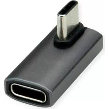 ROLINE USB4 40G Type-C Adapter ST/BU 90° spirālveida Alu (12.03.2933)