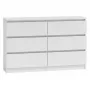 Topeshop M6 120 BIEL 2X3 kumode
