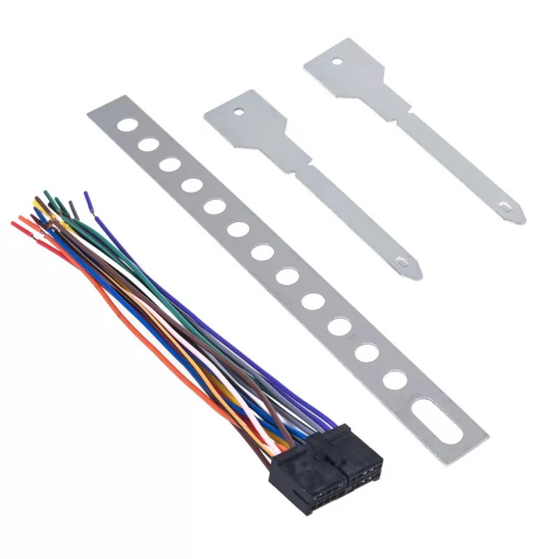 Audiocore AC9100 radio automašīnai Digitālais Melns, Sarkans